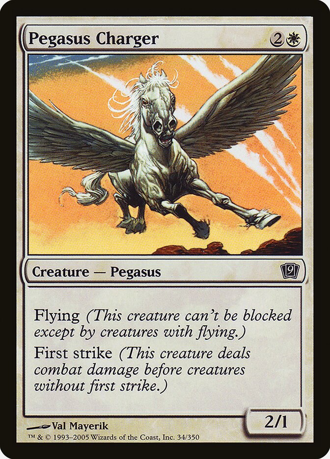 Pegasus Charger 34★/350 (9th Edition)  - Foil | Good Games Adelaide SA