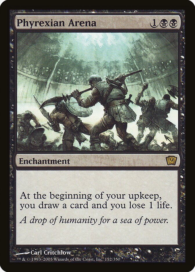 Phyrexian Arena 152 (9th Edition)  - Foil | Good Games Adelaide SA