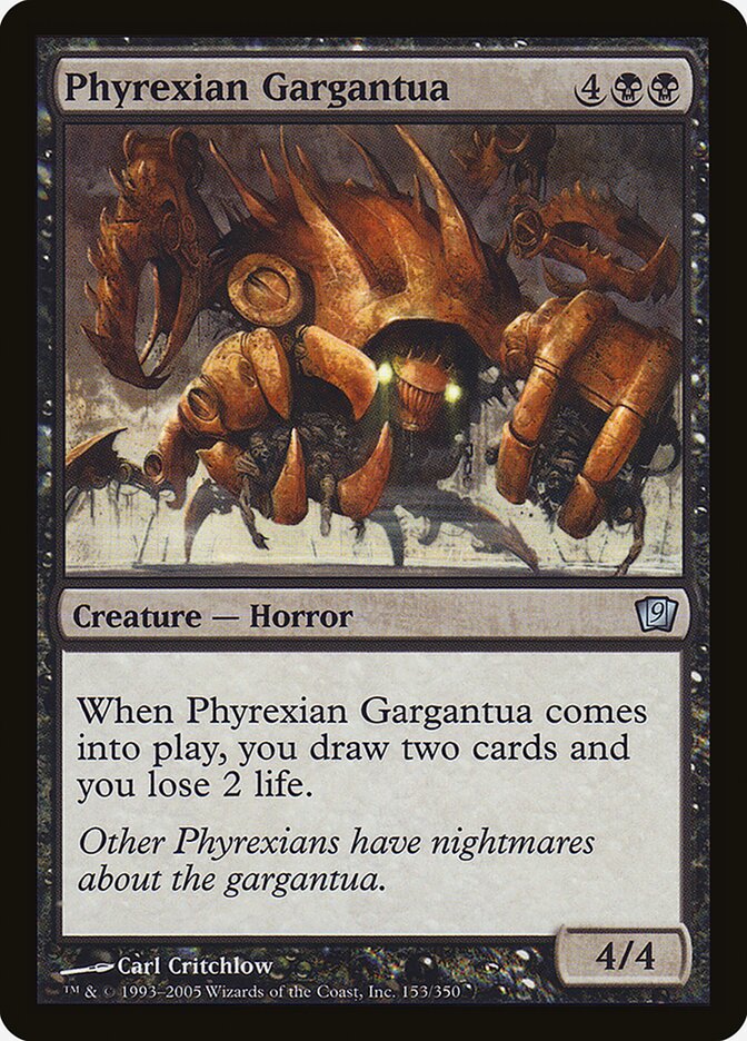 Phyrexian Gargantua 153 (9th Edition)  - Foil | Good Games Adelaide SA