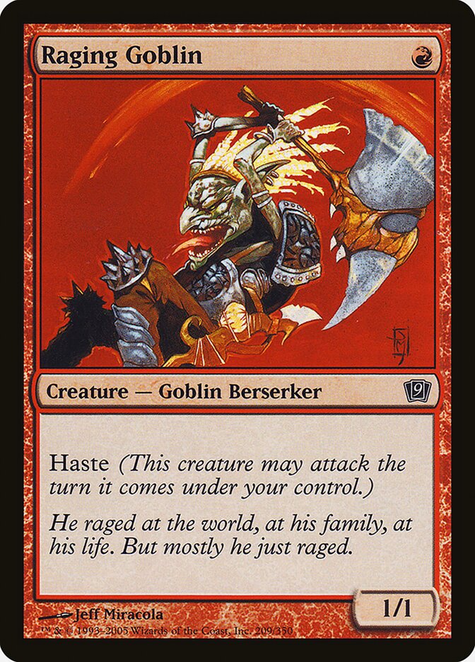 Raging Goblin  (9th Edition)  - Foil | Good Games Adelaide SA