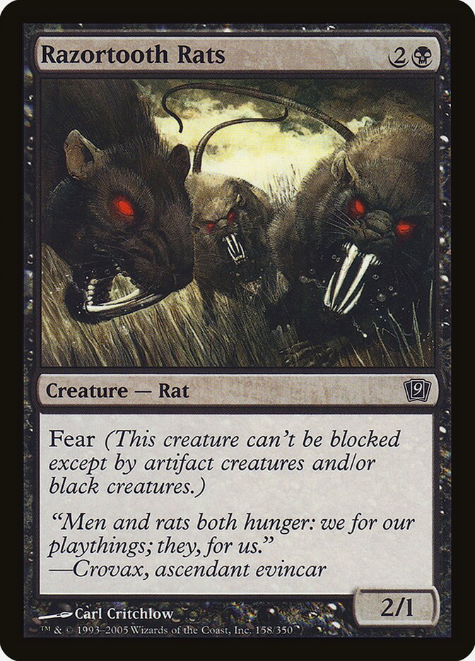 Razortooth Rats 158 (9th Edition)  - Foil | Good Games Adelaide SA