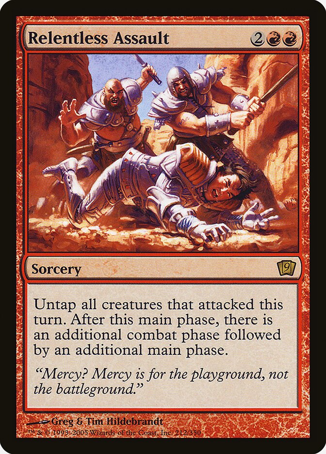 Relentless Assault 212 (9th Edition)  - Foil | Good Games Adelaide SA