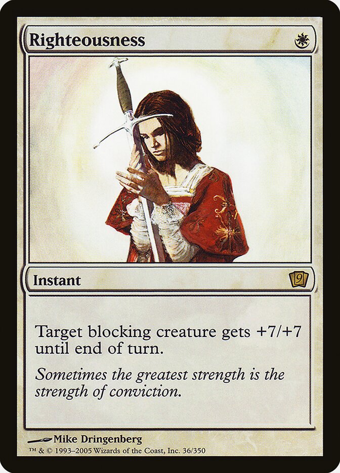 Righteousness 36 (9th Edition)  - Foil | Good Games Adelaide SA