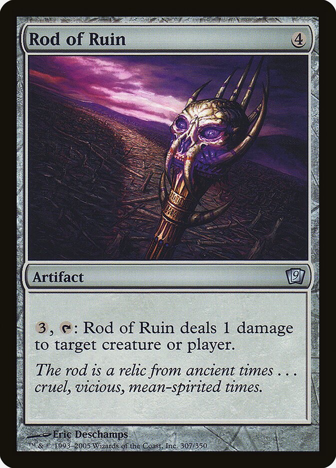 Rod of Ruin 307 (9th Edition)  - Foil | Good Games Adelaide SA