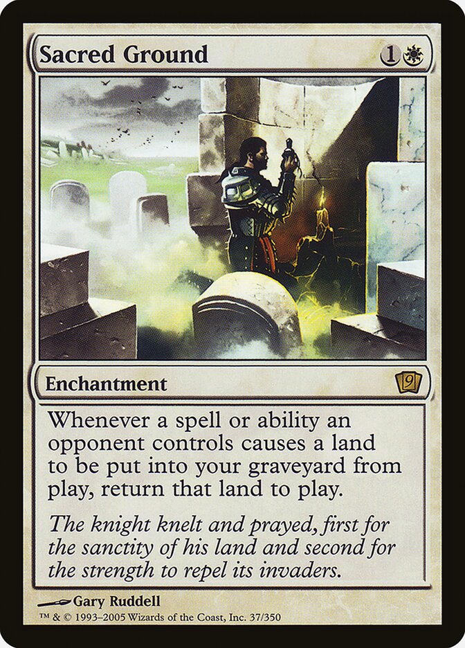 Sacred Ground 37 (9th Edition)  - Foil | Good Games Adelaide SA