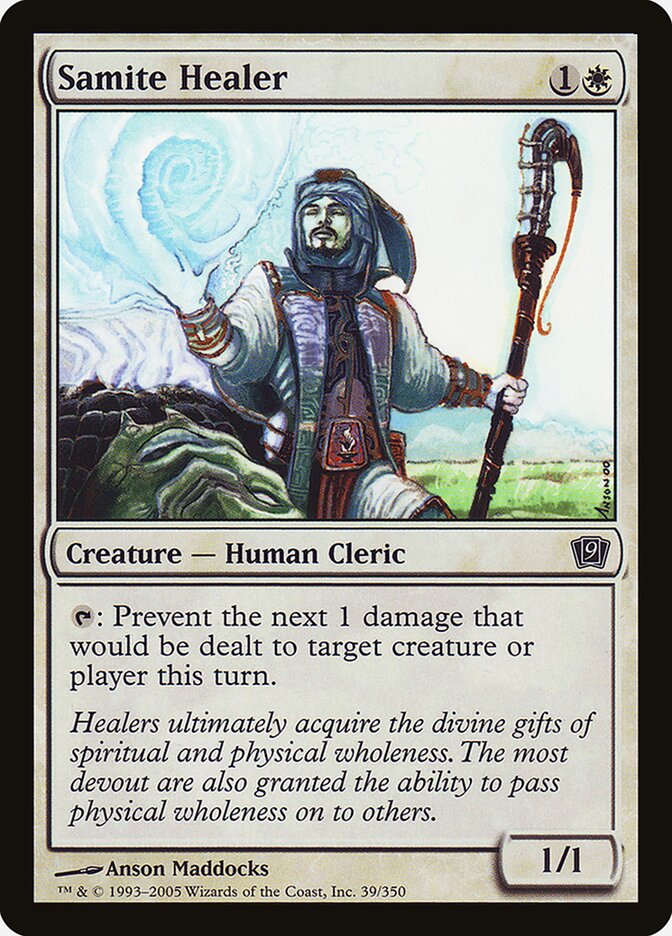 Samite Healer 39 (9th Edition)  - Foil | Good Games Adelaide SA