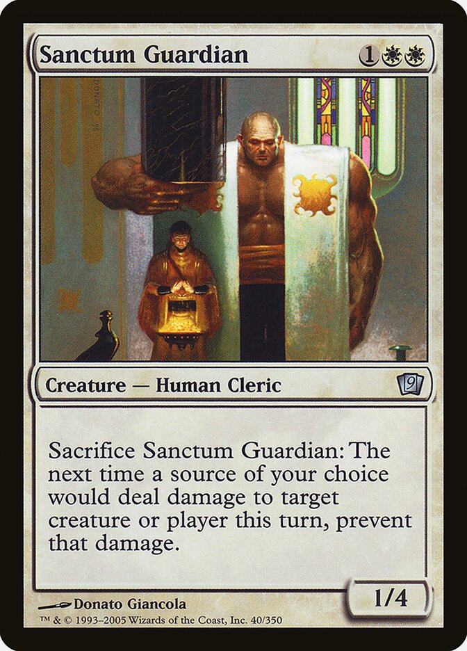 Sanctum Guardian 40 (9th Edition)  - Foil | Good Games Adelaide SA