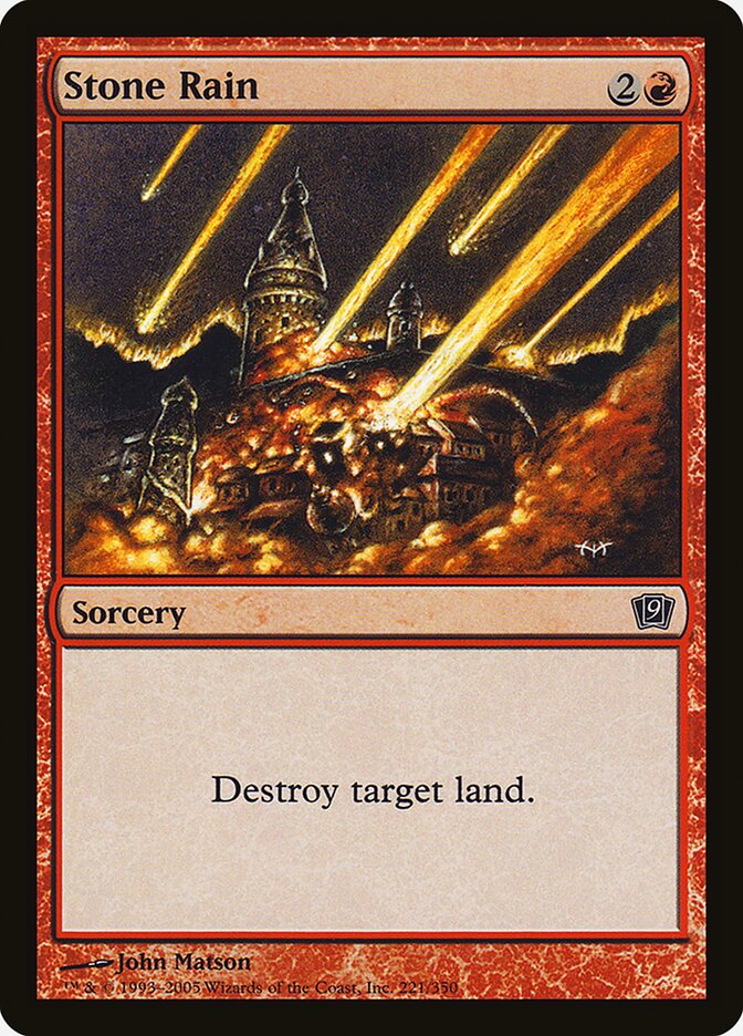 Stone Rain 221 (9th Edition)  - Foil | Good Games Adelaide SA