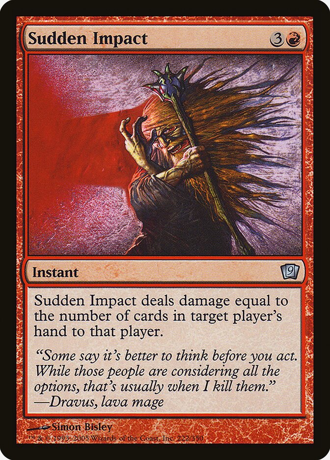 Sudden Impact 222 (9th Edition)  - Foil | Good Games Adelaide SA