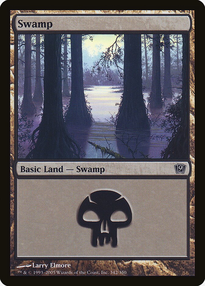 Swamp 342 (9th Edition)  - Foil | Good Games Adelaide SA