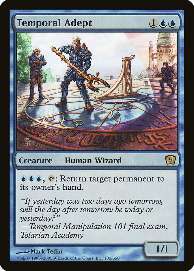 Temporal Adept 102 (9th Edition)  - Foil | Good Games Adelaide SA
