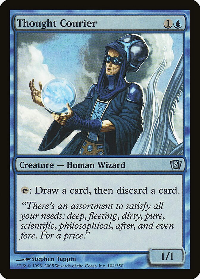 Thought Courier 104 (9th Edition)  - Foil | Good Games Adelaide SA