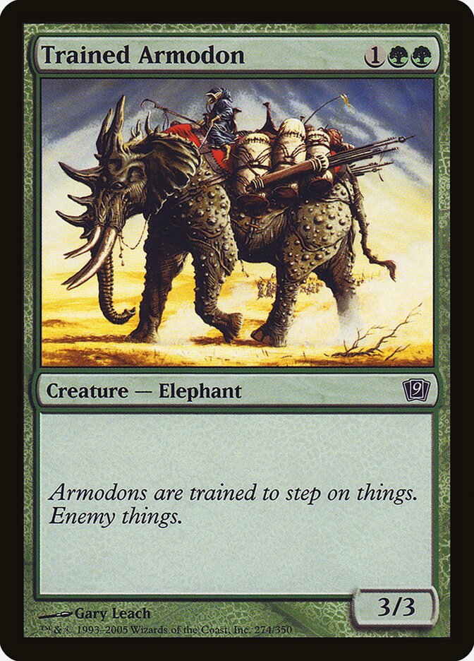 Trained Armodon 274 (9th Edition)  - Foil | Good Games Adelaide SA