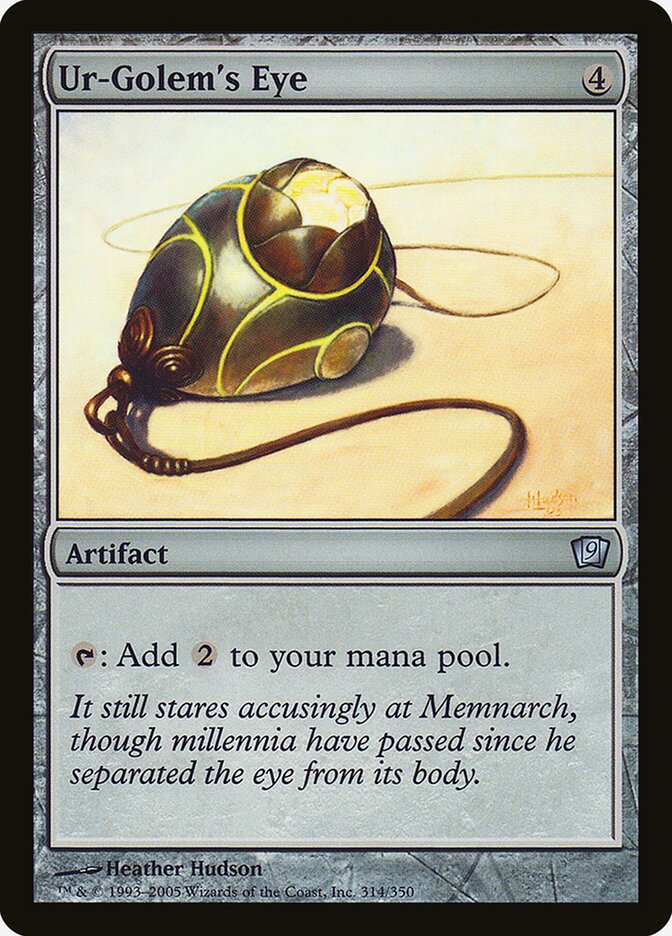 Ur-Golem's Eye 314 (9th Edition)  - Foil | Good Games Adelaide SA