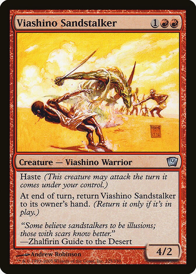 Viashino Sandstalker 225 (9th Edition)  - Foil | Good Games Adelaide SA