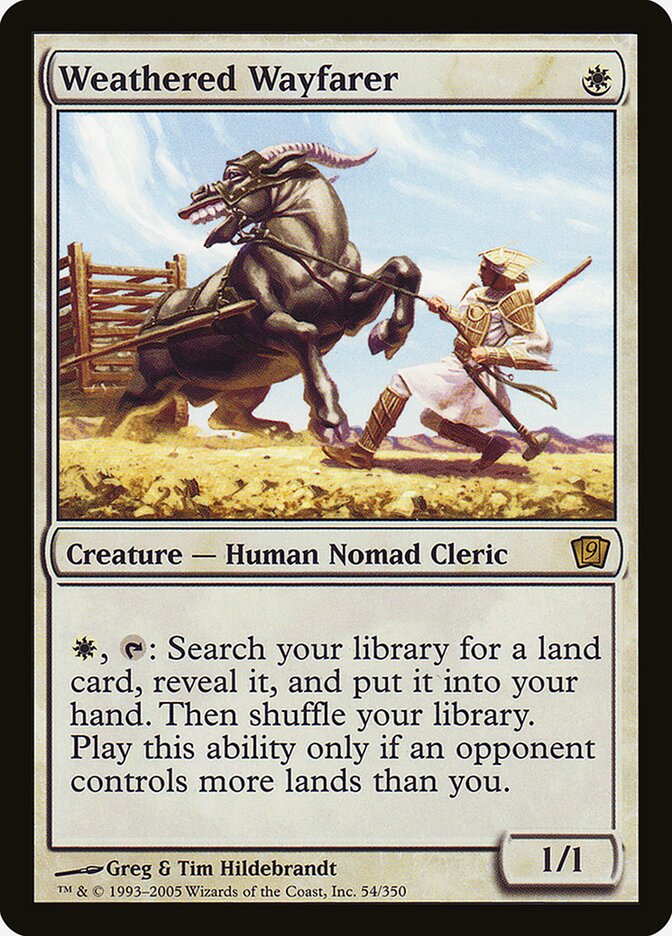 Weathered Wayfarer 54 (9th Edition)  - Foil | Good Games Adelaide SA