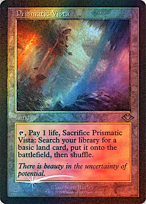 Prismatic Vista 40 (Modern Horizons)  - Retro Etched Foil | Good Games Adelaide SA