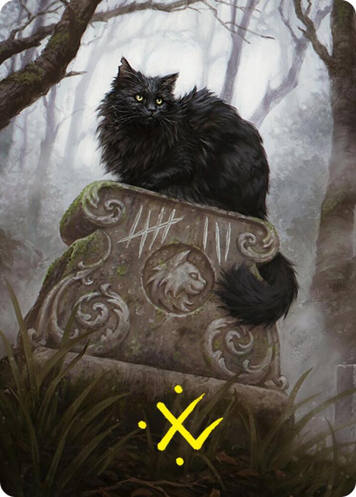 Nine Lives Familiar 2 Art Card 36 54 Gold Stamped Signature 36 (Art Series: Foundations)  | Good Games Adelaide SA