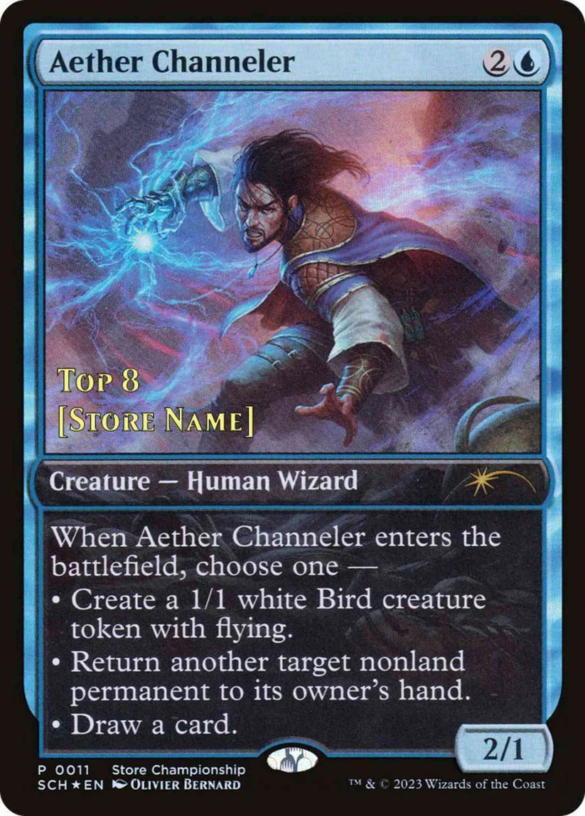 Aether Channeler (Store Stamped) 11 (Game Day & Store Championship Promos)  - Full Art | Good Games Adelaide SA