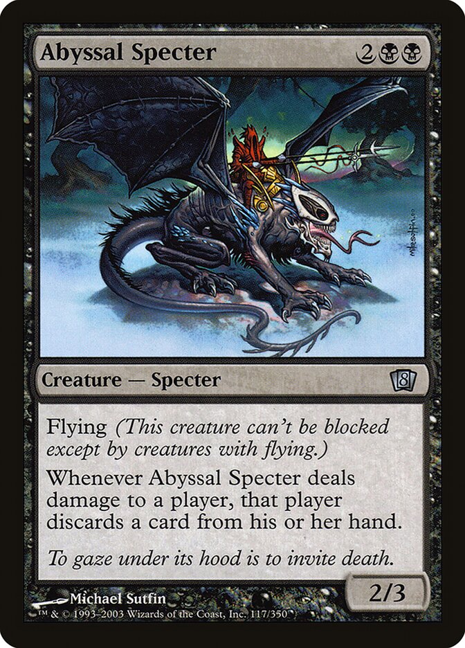 Abyssal Specter 117 (8th Edition)  - Foil | Good Games Adelaide SA