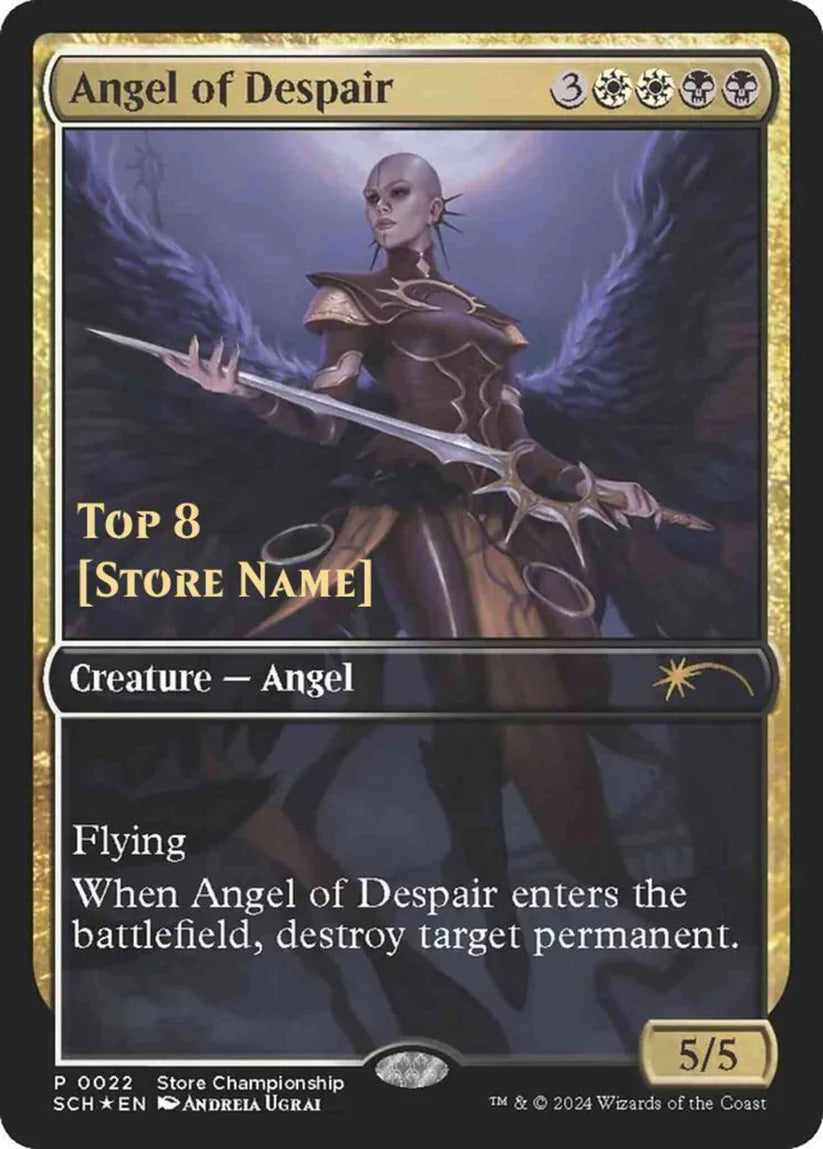 Angel of Despair (Store Stamped) 22 (Game Day & Store Championship Promos)  - Full Art | Good Games Adelaide SA