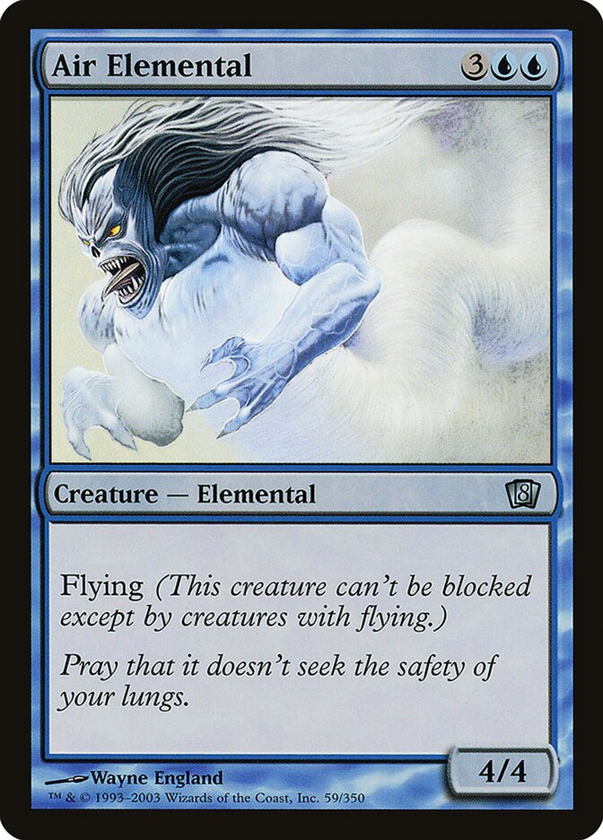 Air Elemental 59 (8th Edition)  - Foil | Good Games Adelaide SA