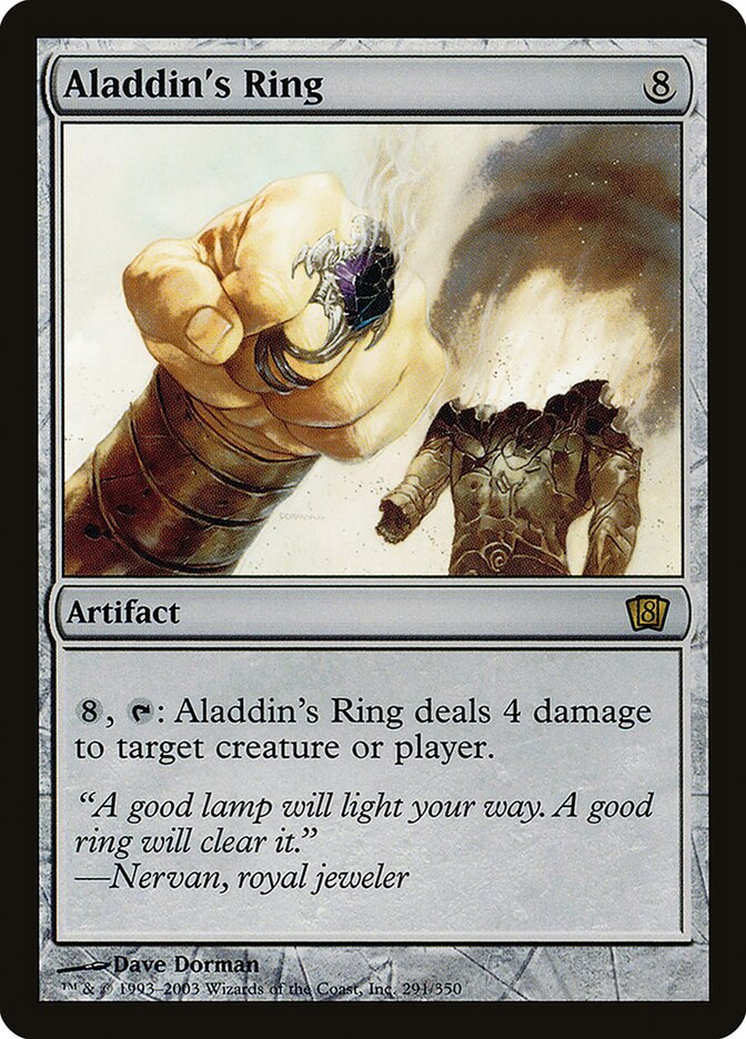 Aladdin's Ring 291 (8th Edition)  - Foil | Good Games Adelaide SA