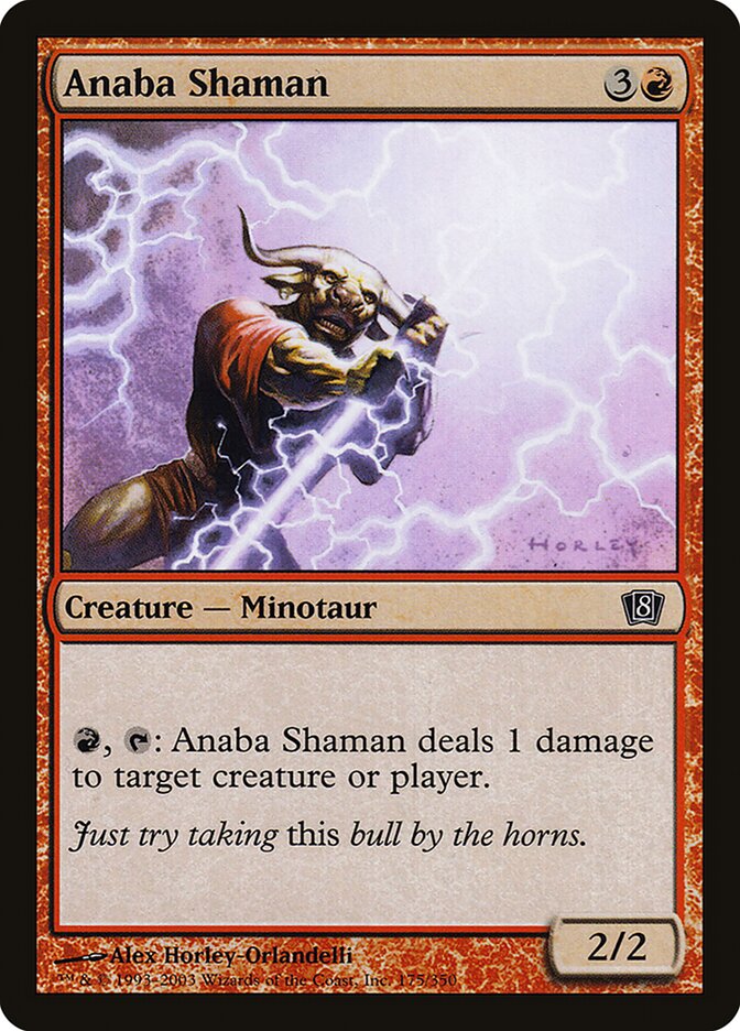 Anaba Shaman 175 (8th Edition)  - Foil | Good Games Adelaide SA