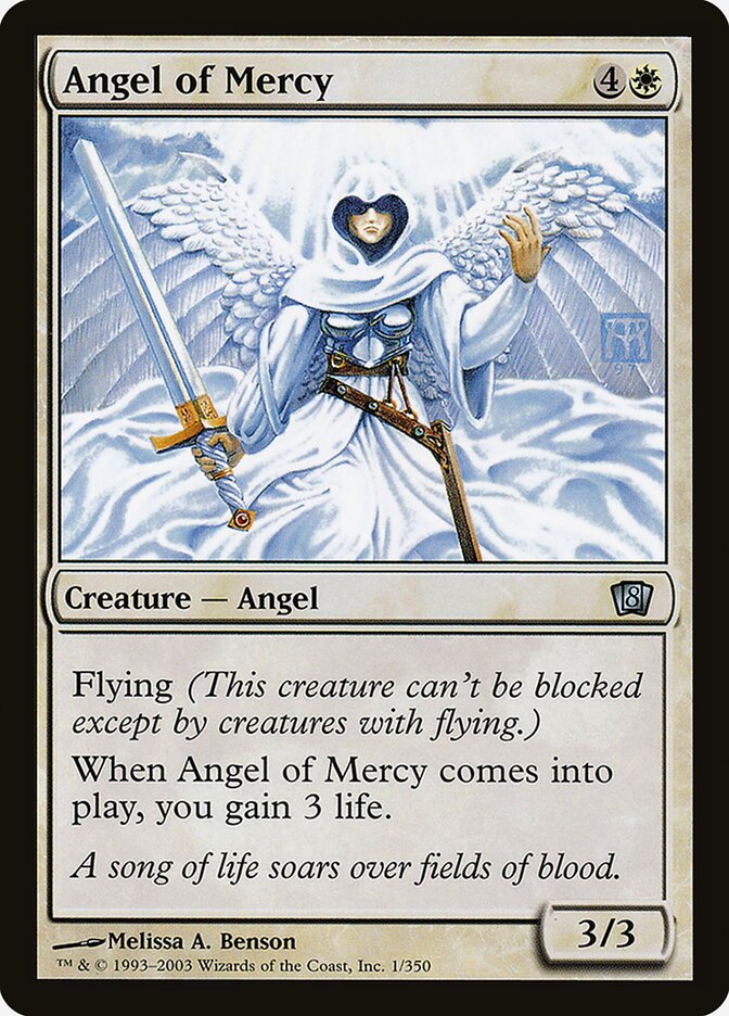 Angel of Mercy 1 (8th Edition)  - Foil | Good Games Adelaide SA
