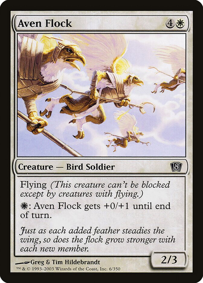 Aven Flock 6 (8th Edition)  - Foil | Good Games Adelaide SA