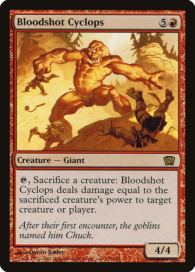 Bloodshot Cyclops 179 (8th Edition)  - Foil | Good Games Adelaide SA