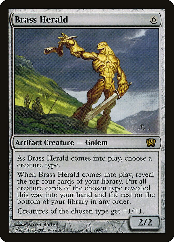 Brass Herald 293 (8th Edition)  - Foil | Good Games Adelaide SA