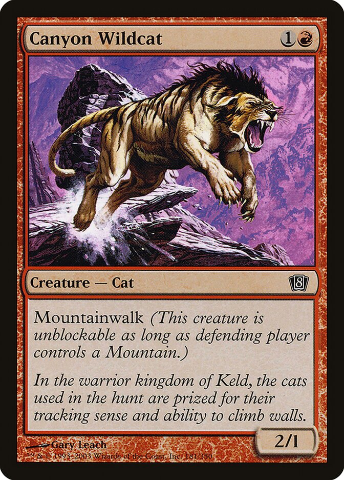 Canyon Wildcat 181 (8th Edition)  - Foil | Good Games Adelaide SA