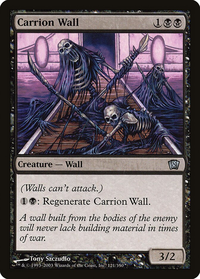 Carrion Wall 121 (8th Edition)  - Foil | Good Games Adelaide SA