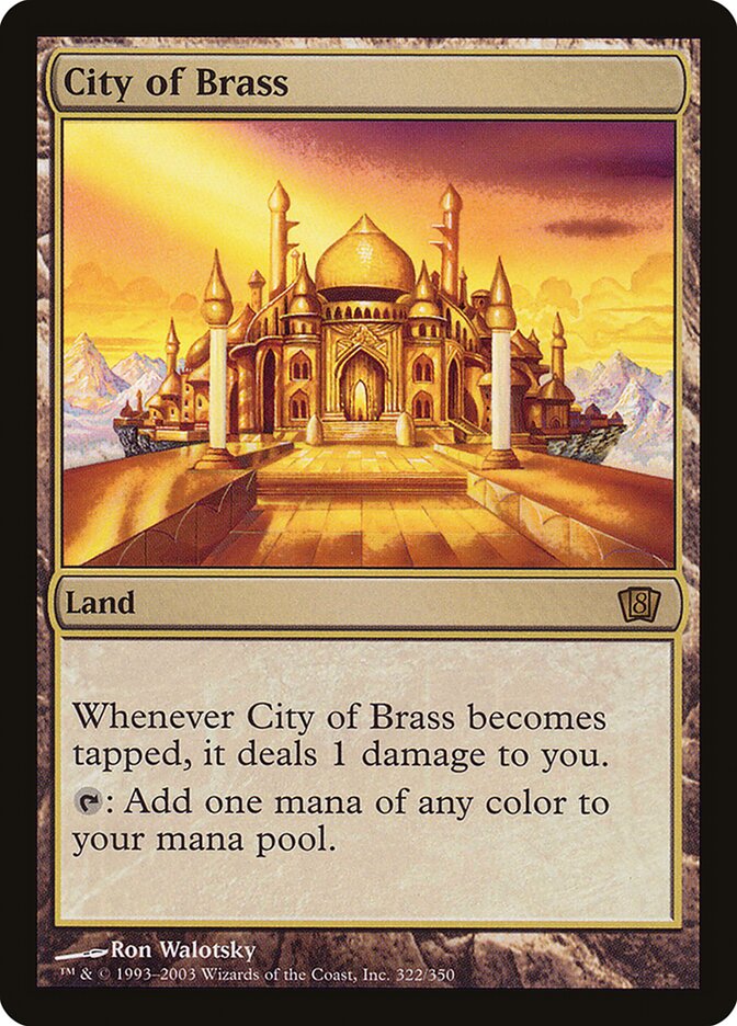 City of Brass 322 (8th Edition)  - Foil | Good Games Adelaide SA