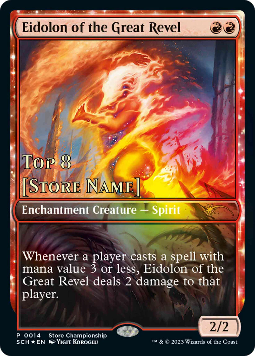 Eidolon of the Great Revel (Store Stamped) 14 (Game Day & Store Championship Promos)  - Full Art | Good Games Adelaide SA