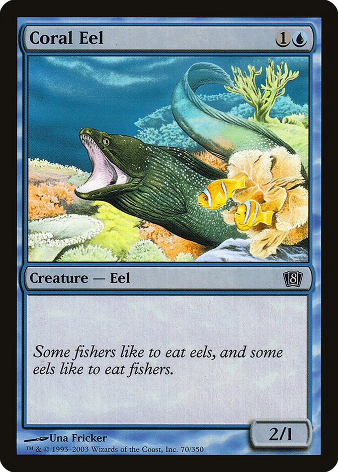 Coral Eel 70 (8th Edition)  - Foil | Good Games Adelaide SA