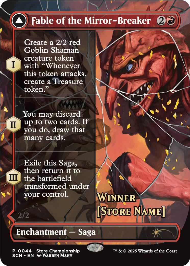 Fable of the Mirror-Breaker (Store Stamped) 44 (Game Day & Store Championship Promos)  - Borderless | Good Games Adelaide SA