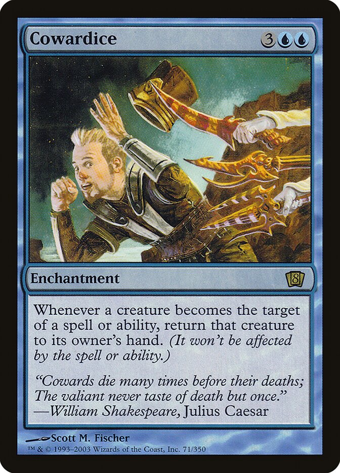 Cowardice 71 (8th Edition)  - Foil | Good Games Adelaide SA