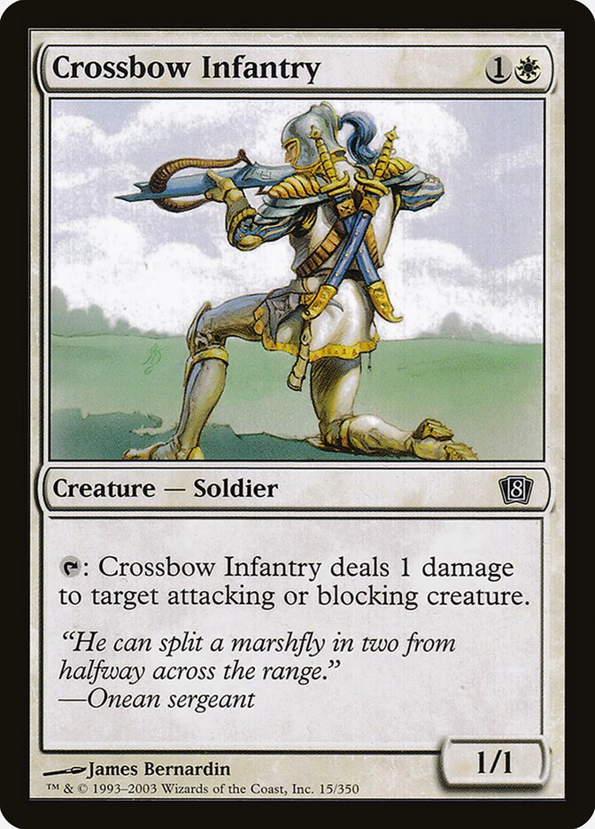 Crossbow Infantry 15 (8th Edition)  - Foil | Good Games Adelaide SA