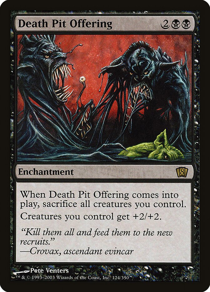 Death Pit Offering 124 (8th Edition)  - Foil | Good Games Adelaide SA