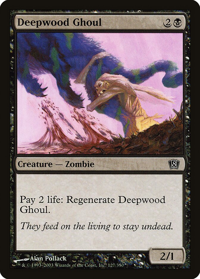 Deepwood Ghoul 127 (8th Edition)  - Foil | Good Games Adelaide SA