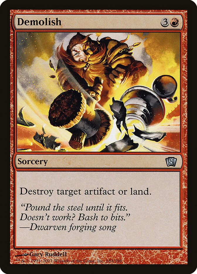 Demolish 183 (8th Edition)  - Foil | Good Games Adelaide SA
