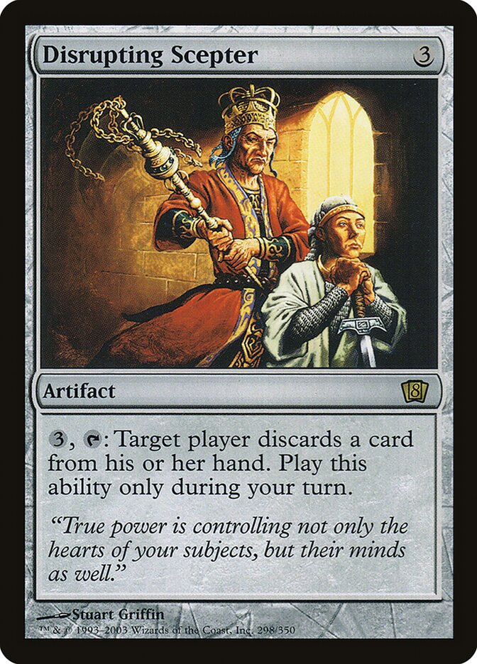 Disrupting Scepter 298 (8th Edition)  - Foil | Good Games Adelaide SA