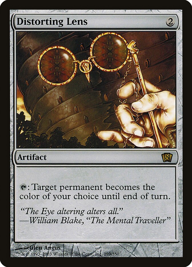 Distorting Lens 299 (8th Edition)  - Foil | Good Games Adelaide SA