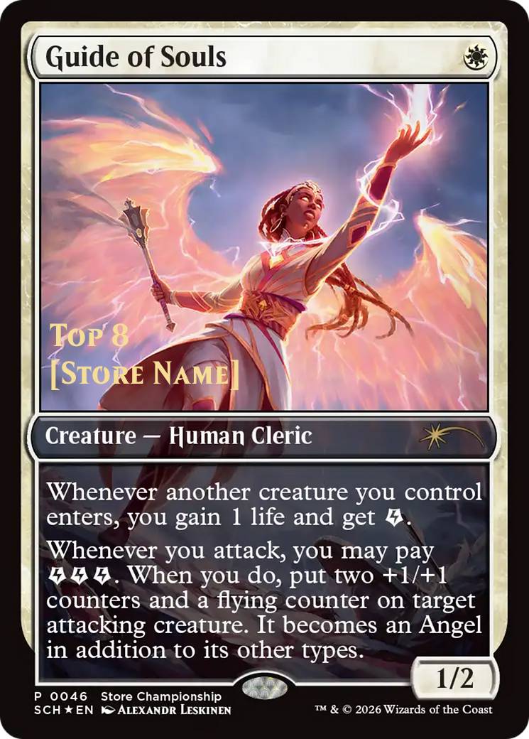 Guide of Souls (Store Stamped) 46/49 (Game Day & Store Championship Promos)  - Full Art | Good Games Adelaide SA