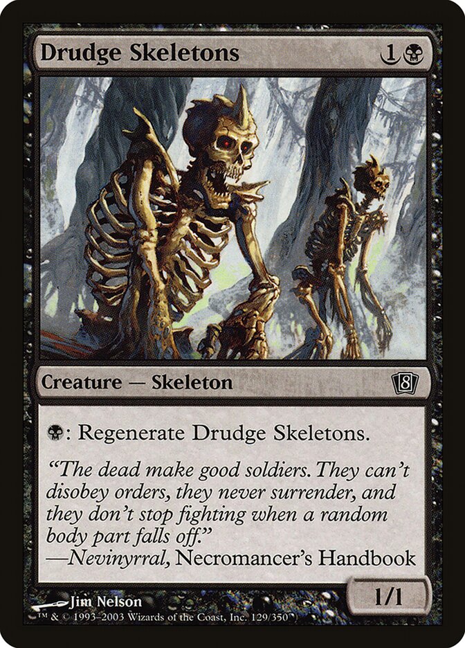 Drudge Skeletons 129 (8th Edition)  - Foil | Good Games Adelaide SA