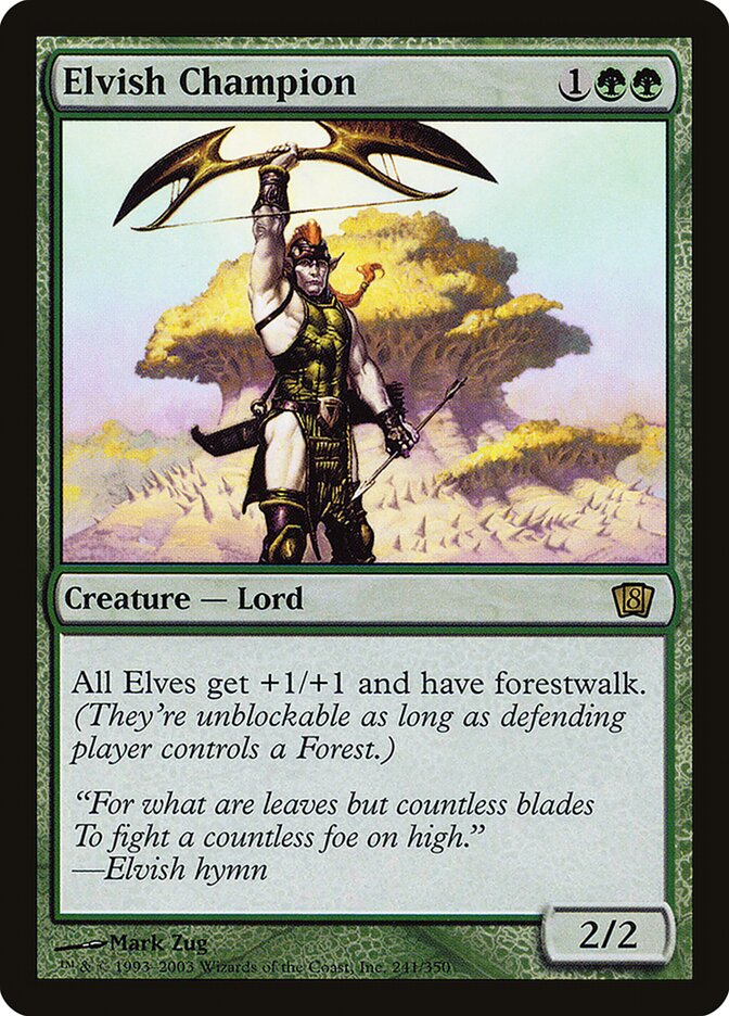 Elvish Champion 241 (8th Edition)  - Foil | Good Games Adelaide SA