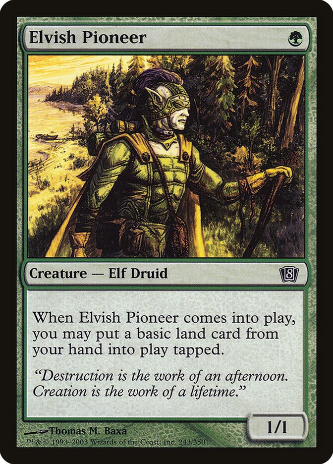 Elvish Pioneer 243 (8th Edition)  - Foil | Good Games Adelaide SA