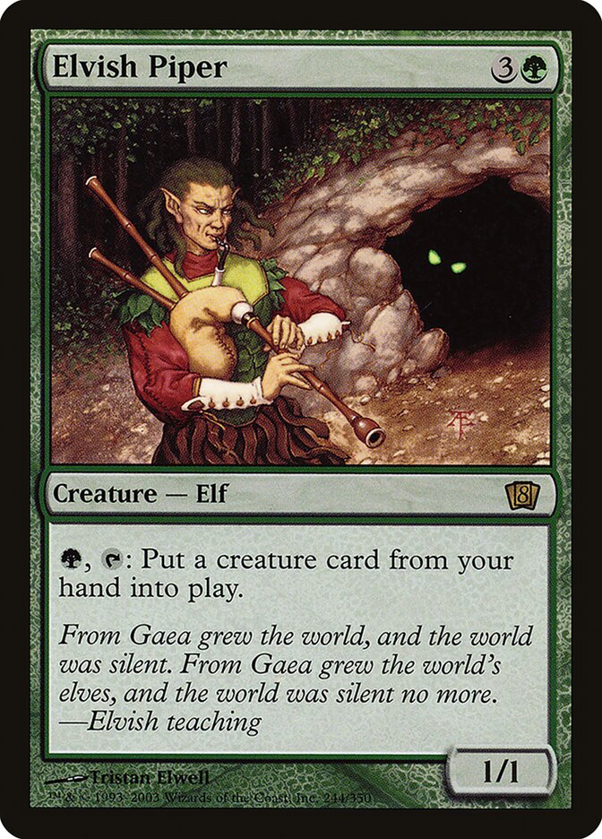 Elvish Piper 244 (8th Edition)  - Foil | Good Games Adelaide SA